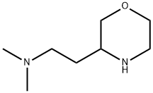 3-Morpholineethanamine, N,N-dimethyl- Struktur