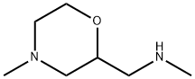 methyl[(4-methylmorpholin-2-yl)methyl]amine Struktur