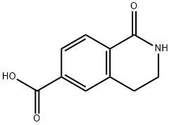 1-氧代-1,2,3,4-四氫異喹啉-6-羧酸, 933752-38-6, 結(jié)構(gòu)式