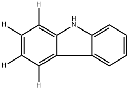 9H-Carbazole-1,2,3,4-d4 Struktur