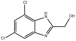 (4,6-dichloro-1H-benzo[d]imidazol-2-yl)methanol Struktur