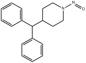 Piperidine, 4-(diphenylmethyl)-1-nitroso- Struktur