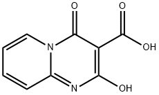 4H-Pyrido[1,2-a]pyrimidine-3-carboxylic acid, 2-hydroxy-4-oxo- Struktur