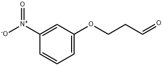 Propanal, 3-(3-nitrophenoxy)- Struktur