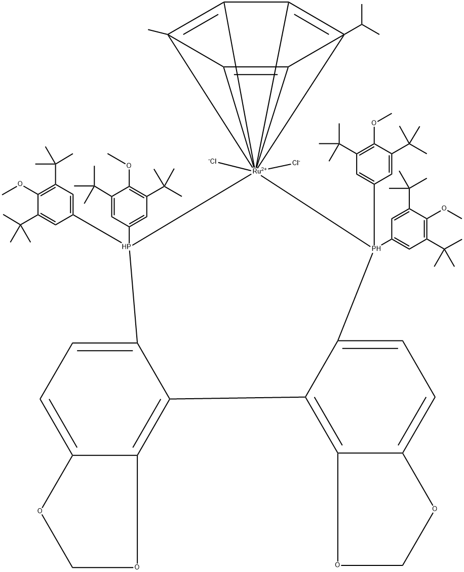 Chloro{(R)-(-)-5,5'-bis[di(3,5-di-t-butyl-4-methoxyphenyl)phosphino]-4,4'-bi-1,3-benzodioxole}(p-cymene)ruthenium(II)chloride[RuCl(p-cymene) ((R)-dtbm-segphos)]Cl　 price.