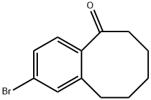 5(6H)-Benzocyclooctenone, 2-bromo-7,8,9,10-tetrahydro- Struktur