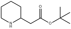 tert-butyl 2-(piperidin-2-yl)acetate Struktur