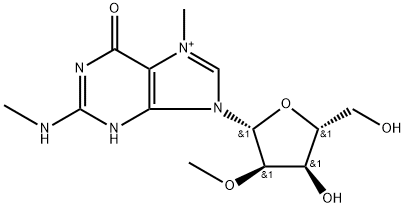 N,7-Dimethyl-2'-O-methylguanosine Struktur