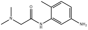 N~1~-(5-amino-2-methylphenyl)-N~2~,N~2~-dimethylglycinamide(SALTDATA: FREE) Struktur