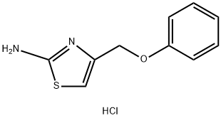 4-(phenoxymethyl)-1,3-thiazol-2-amine hydrochloride Struktur