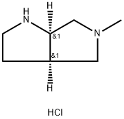 (3aR,6aR)-5-Methyloctahydropyrrolo[3,4-b]pyrrole dihydrochloride Struktur