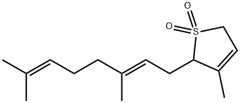 (E)-2-(3,7-Dimethyl-2,6-octadienyl)-2,5-dihydro-3-methyl-thiophene 1,1-Dioxide