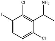 1-(2,6-dichloro-3-fluorophenyl)ethan-1-amine Struktur