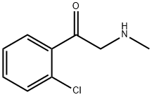 Ethanone, 1-(2-chlorophenyl)-2-(methylamino)- Struktur