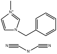 1-benzyl-3-MethyliMidazoliuM dicyanaMide Struktur