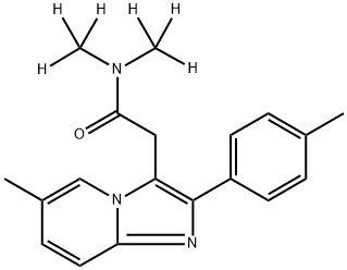 Zolpidem-D6 (Not suitable for use with GC/MS) Struktur