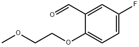 5-Fluoro-2-(2-methoxyethoxy)benzaldehyde Struktur