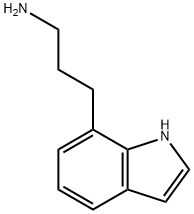 3-(1H-吲哚-7-基)丙-1-胺, 97436-36-7, 結構式