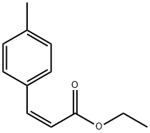 2-Propenoic acid, 3-(4-methylphenyl)-, ethyl ester, (2Z)- Struktur