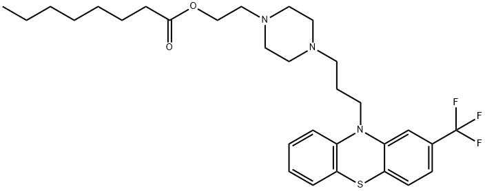 FLUPHENAZINE OCTANOATE Struktur