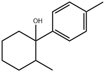 Cyclohexanol, 2-methyl-1-(4-methylphenyl)- Struktur