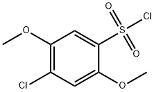 4-chloro-2,5-dimethoxybenzenesulfonyl chloride(SALTDATA: FREE) Struktur