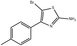 5-Bromo-4-p-tolylthiazol-2-amine Struktur