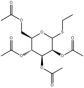 Ethyl 2,3,4,6-tetra-O-acetyl-1-thio-D-mannopyranoside (min. 85% α-anomer) Struktur