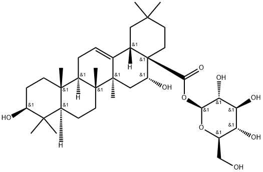 Echinocystic acid 28-O-β-D-glucoside Struktur