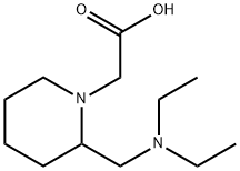 1-Piperidineacetic acid, 2-[(diethylamino)methyl]- Struktur