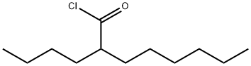 Octanoyl chloride, 2-butyl- Struktur