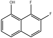 1-Naphthalenol, 7,8-difluoro- Structure