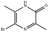 5-bromo-3,6-dimethyl-1,2-dihydropyrazin-2-one Struktur