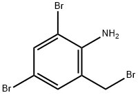 Benzenamine, 2,4-dibromo-6-(bromomethyl)- Struktur