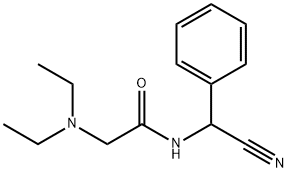 Acetamide, N-(cyanophenylmethyl)-2-(diethylamino)- Struktur