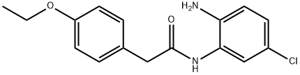 Benzeneacetamide, N-(2-amino-5-chlorophenyl)-4-ethoxy- Struktur