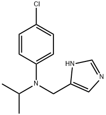 1H-Imidazole-5-methanamine, N-(4-chlorophenyl)-N-(1-methylethyl)- Struktur