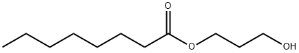 Octanoic acid 3-hydroxypropyl ester Struktur