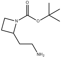 2-(2-Amino-ethyl)-azetidine-1-carboxylic acid tert-butyl ester Structure