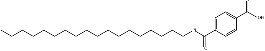 Benzoic acid, 4-[(octadecylamino)carbonyl]- Struktur