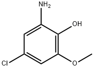 2-Amino-4-chloro-6-methoxyphenol Struktur