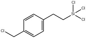 Benzene, 1-(chloromethyl)-4-[2-(trichlorosilyl)ethyl]- Struktur