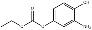 Carbonic acid=3-amino-4-hydroxyphenyl=ethyl ester Struktur