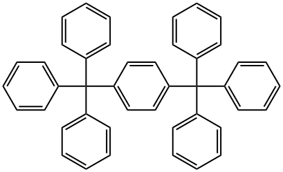 1,4-ditritylbenzene Struktur