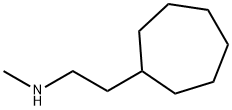 Cycloheptaneethanamine, N-methyl- Struktur