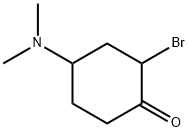 Cyclohexanone, 2-bromo-4-(dimethylamino)- Struktur