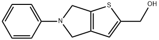 4H-Thieno[2,3-c]pyrrole-2-methanol, 5,6-dihydro-5-phenyl- Struktur