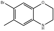 2H-1,4-Benzoxazine, 7-bromo-3,4-dihydro-6-methyl- Struktur