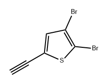 Thiophene, 2,3-dibromo-5-ethynyl- Struktur