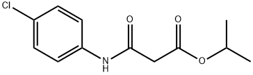 Propanoic acid, 3-[(4-chlorophenyl)amino]-3-oxo-, 1-methylethyl ester